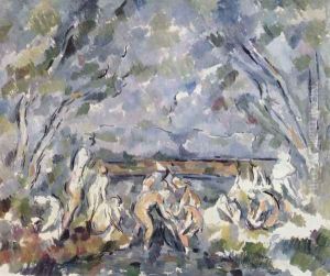 Bathers 7 by Paul Cezanne