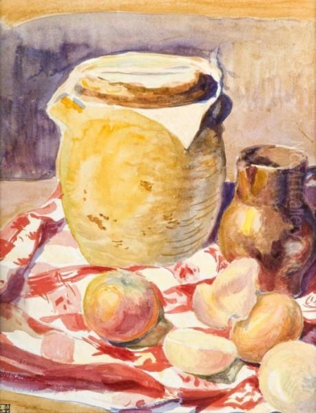 Nature Morte A La Jatte Et Aux Fruits - view 1