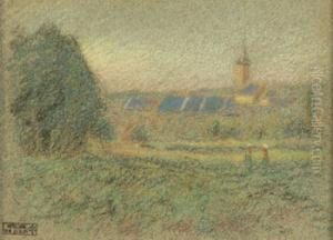 Deux Paysannes Au Champ by Paul Emile Colin
