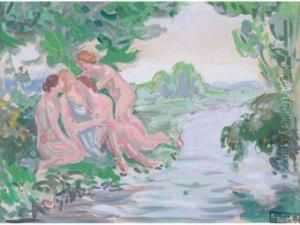 Ulysse. Gouache. Cachet De Vente D'atelier En Bas A Droite. 12 X 16 Cm. 70?/?80 E