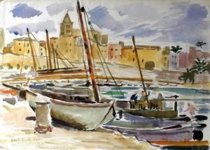 Le Port De Palma De Majorque by Paul Emile Colin