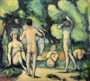 Bathers 6 by Paul Cezanne