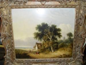Travellers On A Country Lane