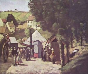 Eremitage, Pontoise by Paul Cezanne