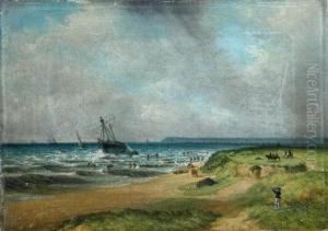 Figures In An Onshore Breeze