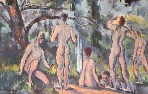 Bathers 12 by Paul Cezanne
