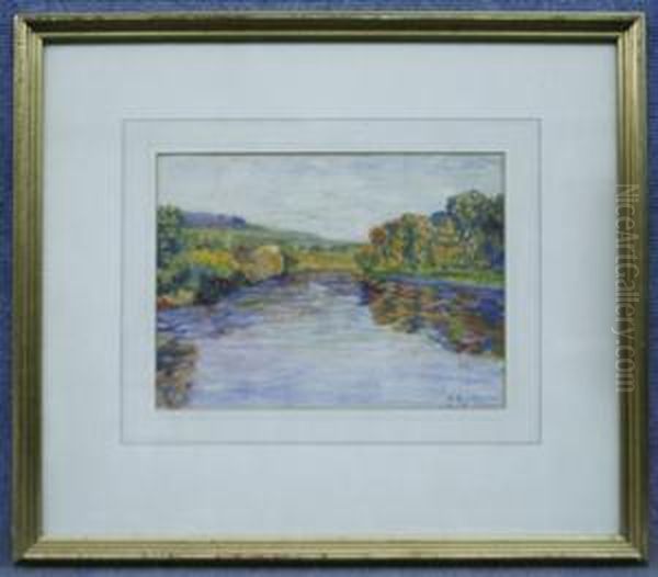 Paisaje Con Rio - view 1