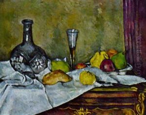 The dessert by Paul Cezanne
