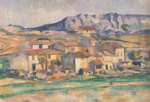 Mont Sainte Victoire And Hamlet Near Gardanne 1886 90