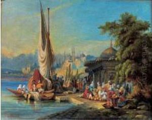 Vue D'istanbul by Arthur Bevan Collier