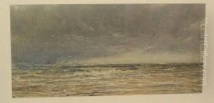 A Stormy Seascape by Thomas Collier