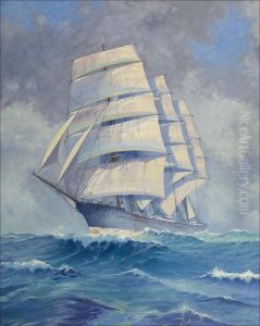 "koululaiva Abraham Rydberg". by Alfred Collin