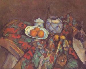 Still life with oranges by Paul Cezanne