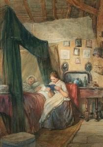 Interior, Consolation Cottage, Tranmere by William Collingwood Smith