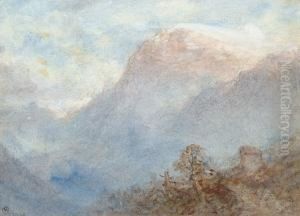 An Alpine Landscape by William Collingwood Smith