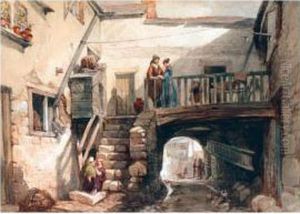 A Fishing Village by William Collingwood Smith