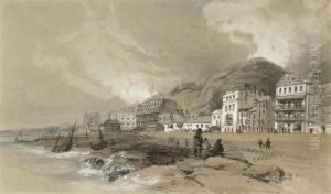 Hastings From The Pier Rocks