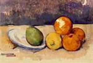 Still Life 1890 by Paul Cezanne