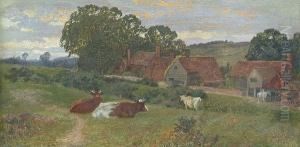 Evening On Westcott Common, Nr Dorking