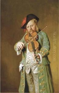 The Violin Player by Hugh Collins
