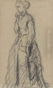 Femme debout by Paul Cezanne