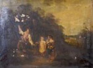 Children Bird Nesting by William Collins