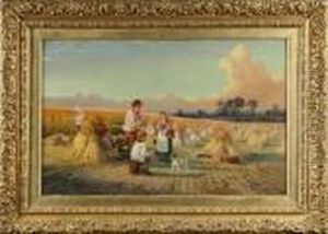 Tal, "lunchtime", Signerad W. Collins by William Collins