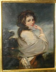 Portrait Of Lady Hamilton As A Baccante