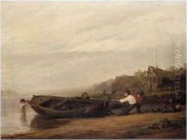 Hauling In The Boat - view 1