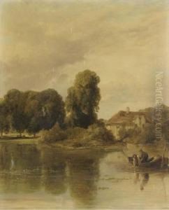 The Decoy Pond At Hendon by William Collins