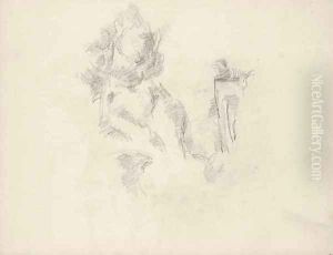 Dans la carriere de Bibemus by Paul Cezanne