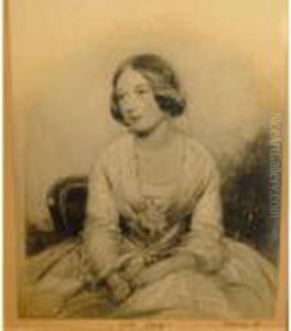 Portraits Of Sara Coleridge
(1802-1852); Herbert Coleridge (1830-1861); And Edith Coleridge By
George Richmond, R.a. by William Wiehe Collins