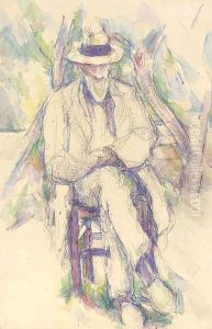 Portrait de Vallier by Paul Cezanne
