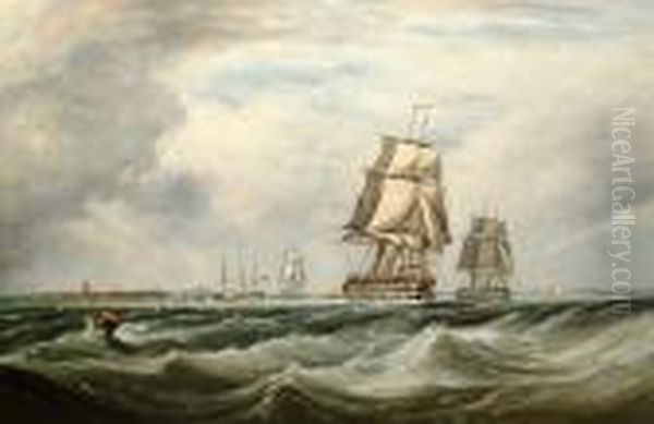 Shipping Off Portsmouth 'e.colls' (lower Left) - view 1
