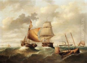 Sail And Steam by Ebenezer Colls