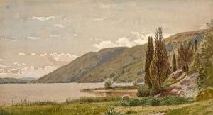 Hudson River Near Storm King by Samuel Colman