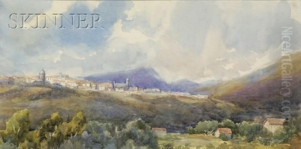Distant Town, Possibly A View Of Mexico - view 1
