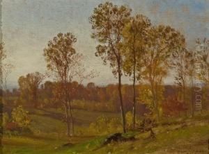 Autumn Landscape by Samuel Colman