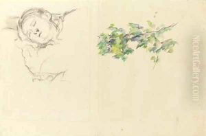 Madame Cezanne (La dormeuse) by Paul Cezanne