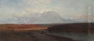 Study For "spanish Peaks, Southern Colorado" by Samuel Colman