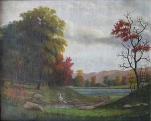 Landscape With Egret