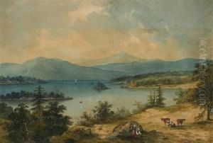 Hudson River View by Samuel Colman