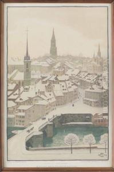 Bern Mit Der Alten Nydeckbrucke - view 1