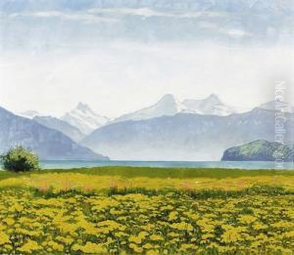 "thunersee Im Mai, Kandergrien". - view 1