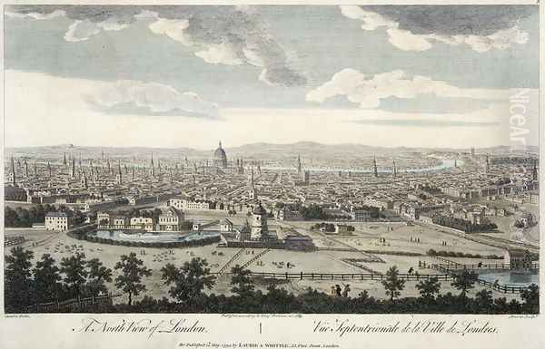 A North View of London, plate 3 from 'Views of London', 1794 - view 1