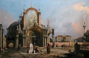 Capriccio of a church, c.1750