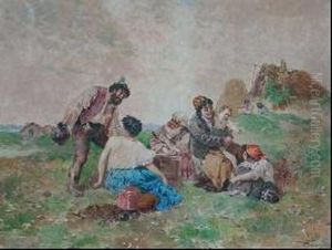Gita In Campagna by Virgilio Colombo