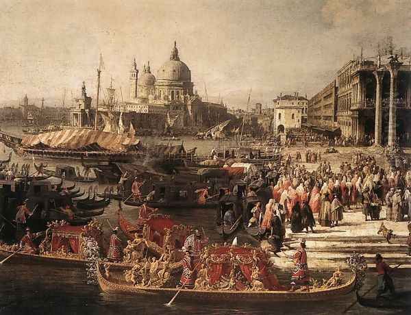 Arrival of the French Ambassador in Venice (detail 1) - view 1