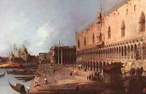 Doge Palace c. 1725 by (Giovanni Antonio Canal) Canaletto