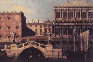 Capriccio The Ponte della Pescaria and Buildings on the Quay 1742-44